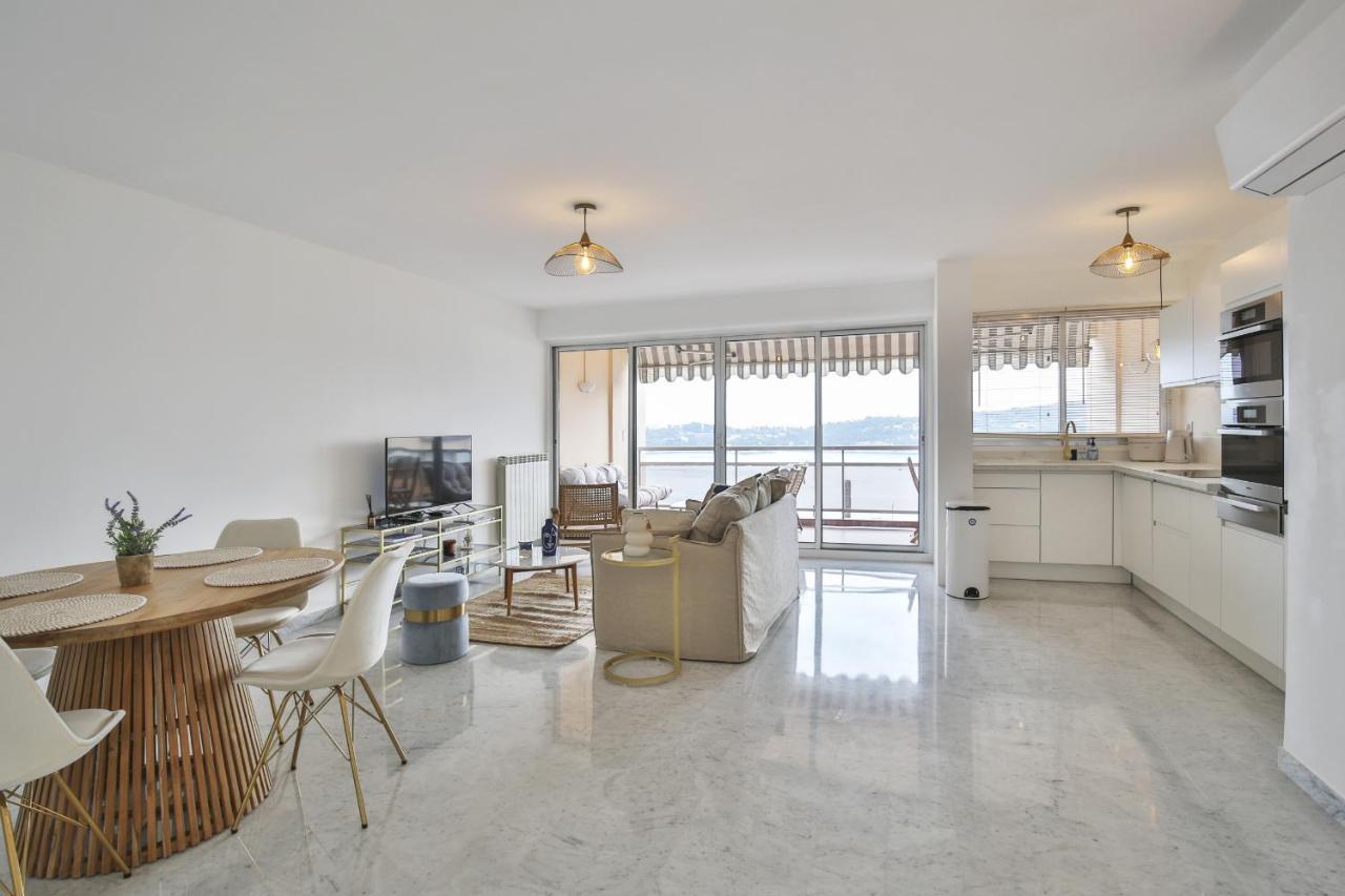 Sublime Appartement Vue Mer. Parking/Piscine/Clim Villefranche-sur-Mer Buitenkant foto