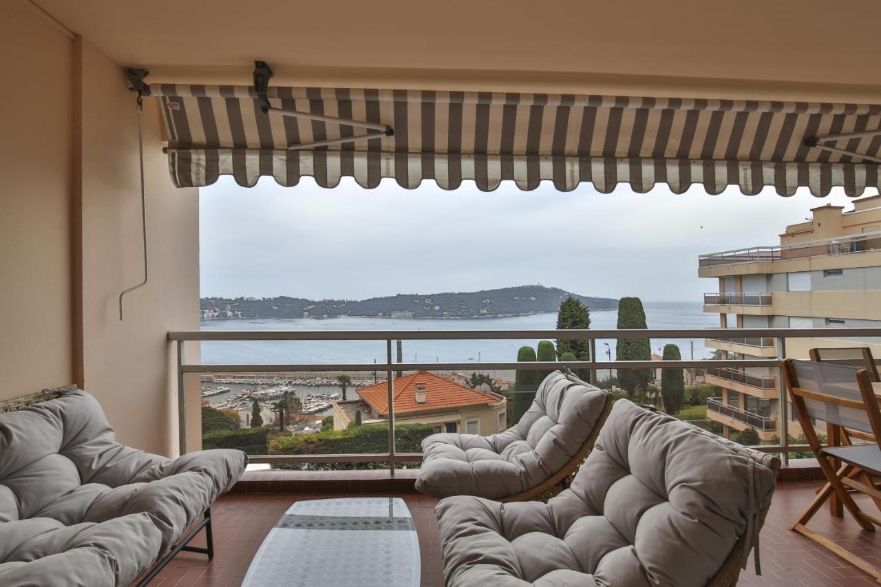 Sublime Appartement Vue Mer. Parking/Piscine/Clim Villefranche-sur-Mer Buitenkant foto