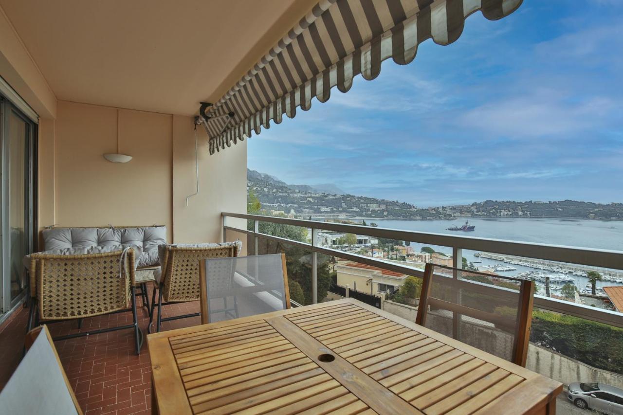 Sublime Appartement Vue Mer. Parking/Piscine/Clim Villefranche-sur-Mer Buitenkant foto